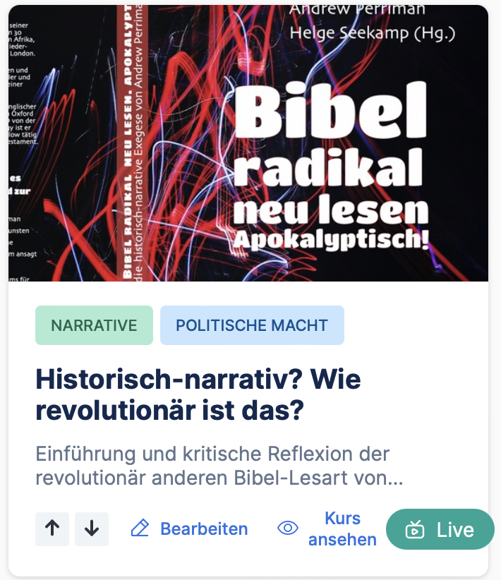 Apokalyptisch Bibel lesen