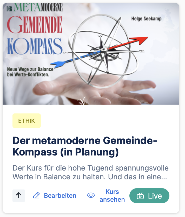 Metamoderner Gemeinde-Kompass